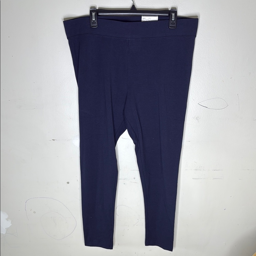Sonoma Mid Rise Navy Blue Leggings Size XL NEW!